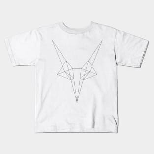 Geometric Fox No Colors Kids T-Shirt